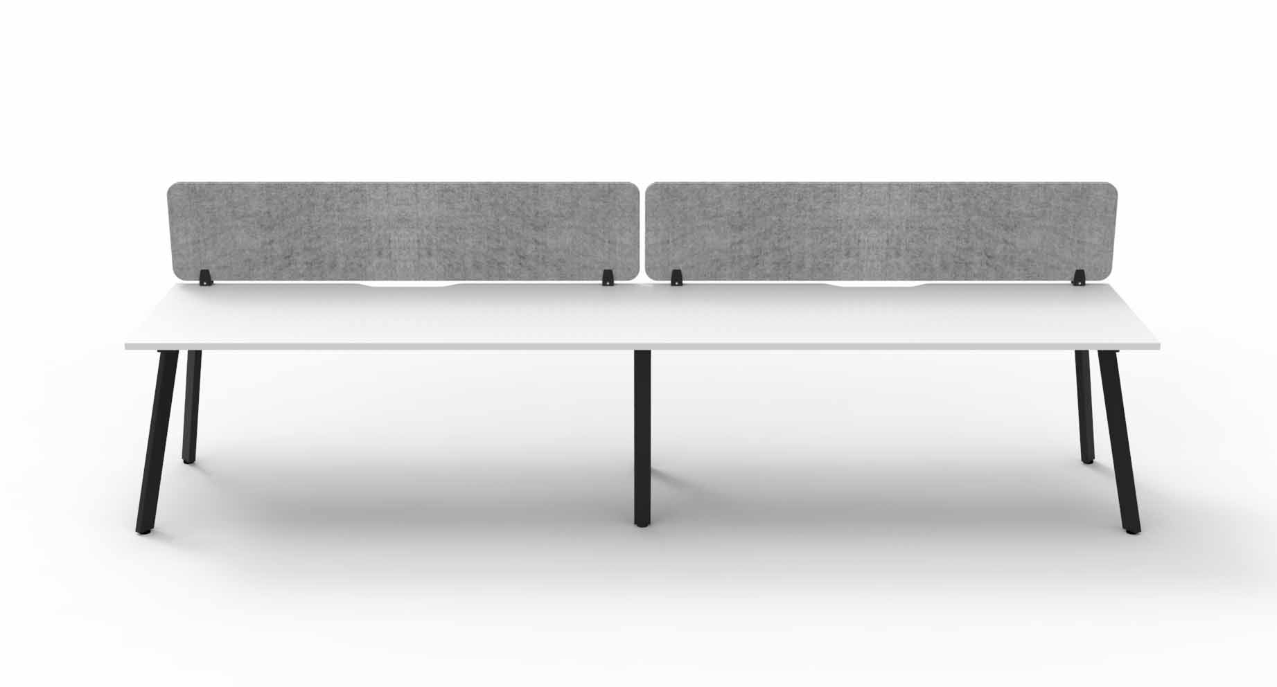 Eternity 2 Person Single Sided Workstation - with Eco Screen